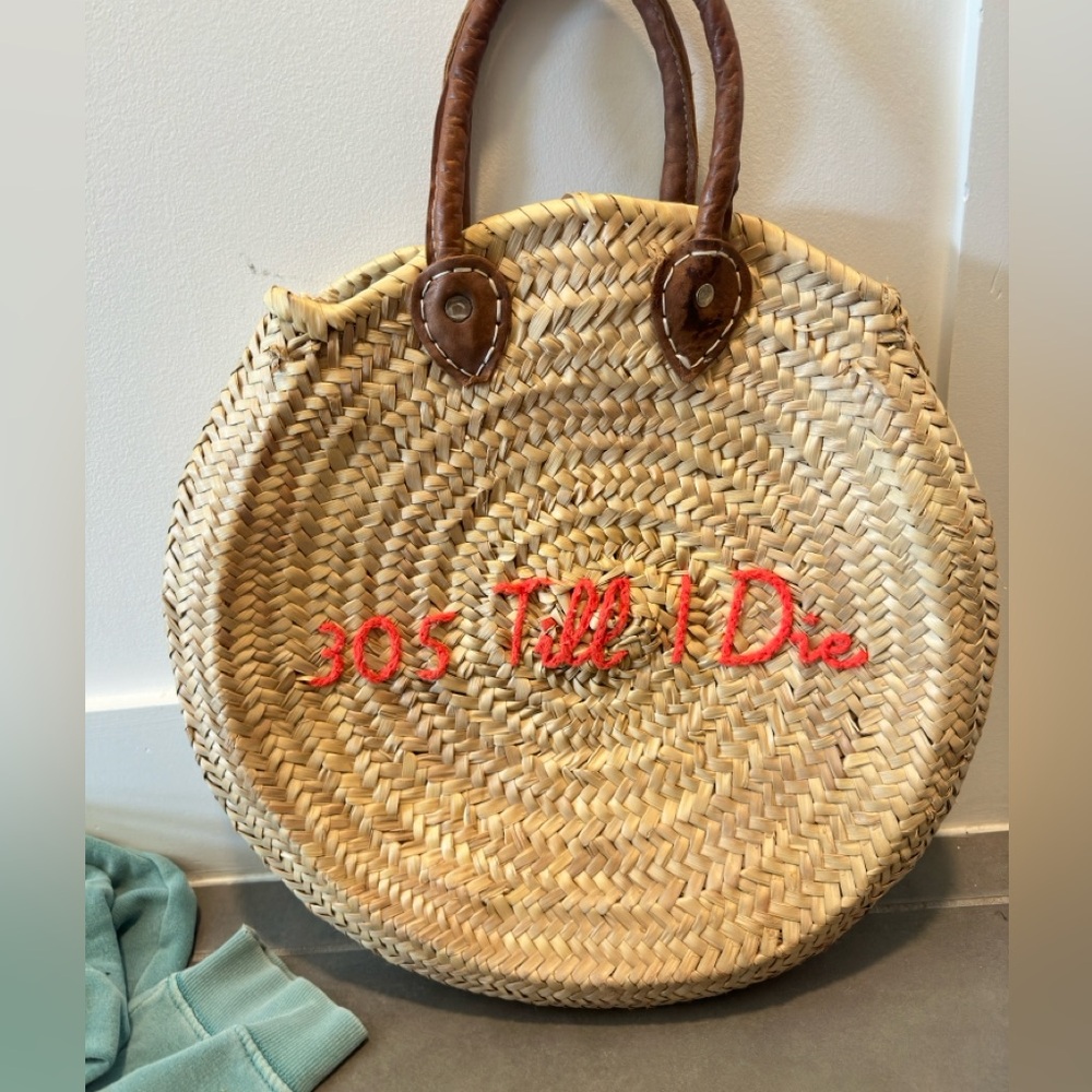 Custom Miami Poolside Bags Large Tote